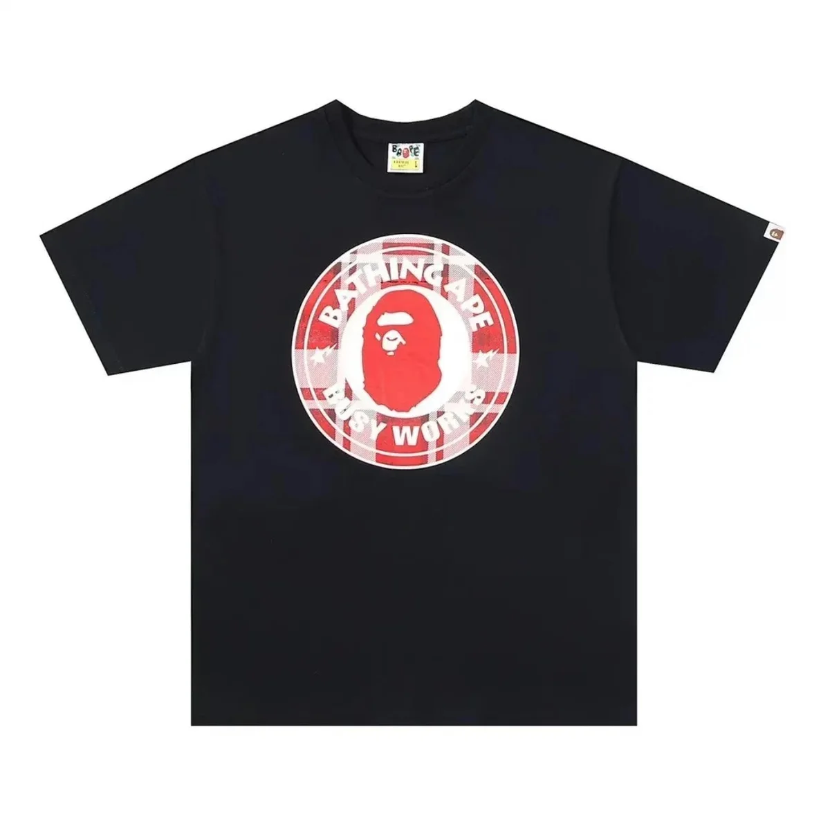 A Bathing Ape A Bathing Ape Black/Red/White T-Shirt Black - 1