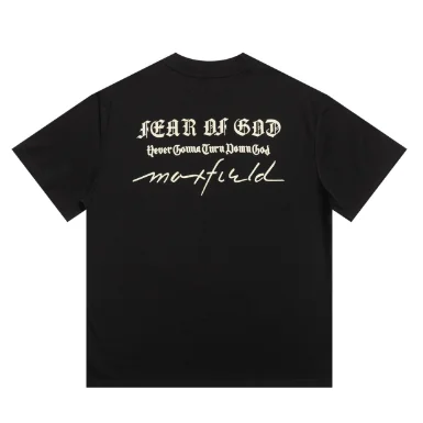 Fear of God Fear of God Essentials Black 'Never Gonna Turn Down God' T-Shirt Black - 1
