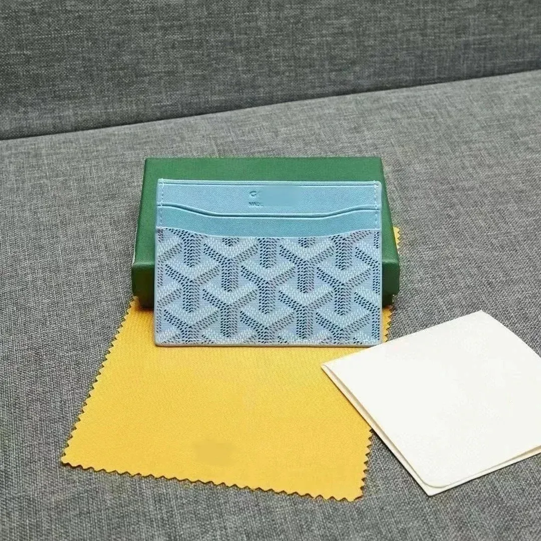 Goyard Goyard YARD Card Holder Light Blue Blue - 1