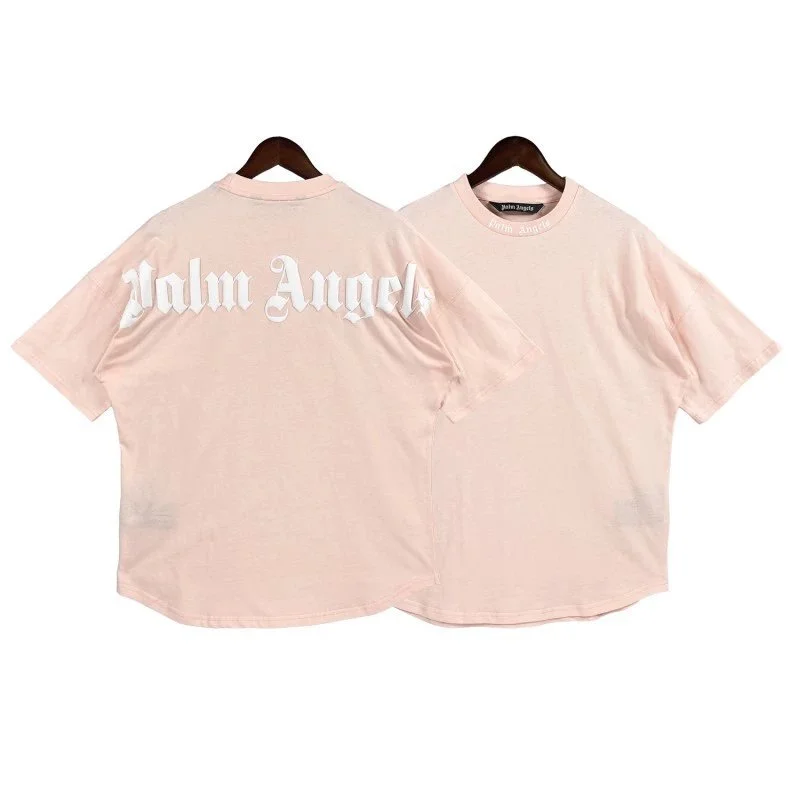 Palm Angels Palm Angels Bear T-Shirt Light Pink Casual Top Pink - 1