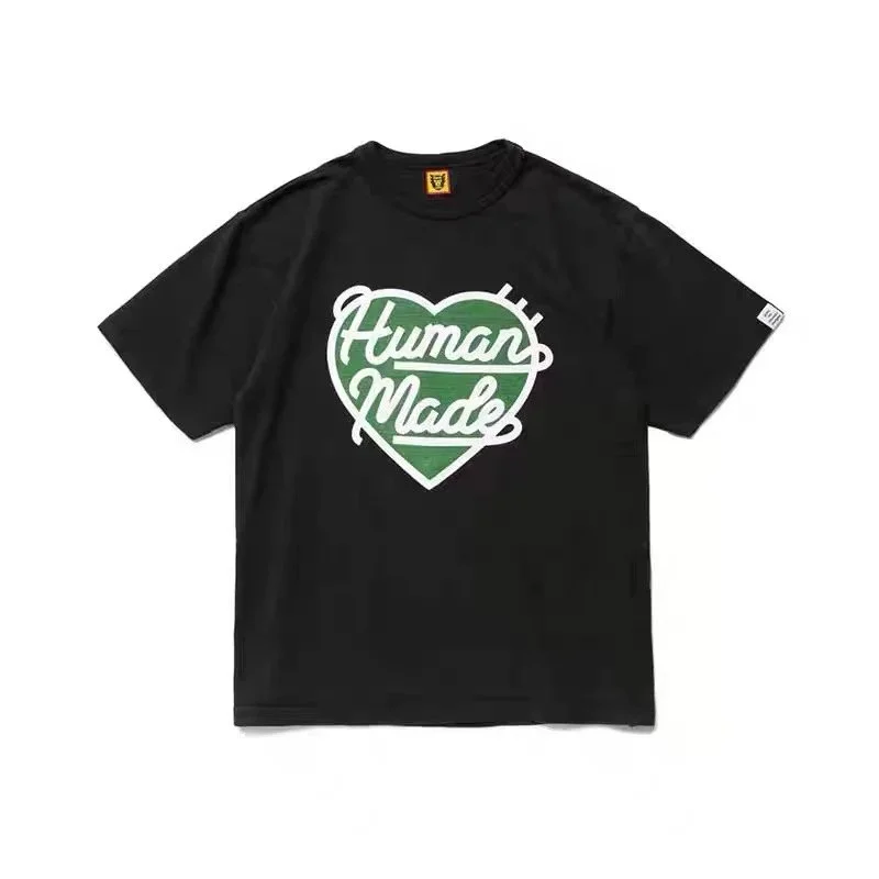 Other Human Made Heart Print T-Shirt Black Black - 1