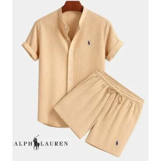 Polo Ralph Lauren Polo Ralph Lauren Beige Polo Set Casual Co-ord Set Beige - 1