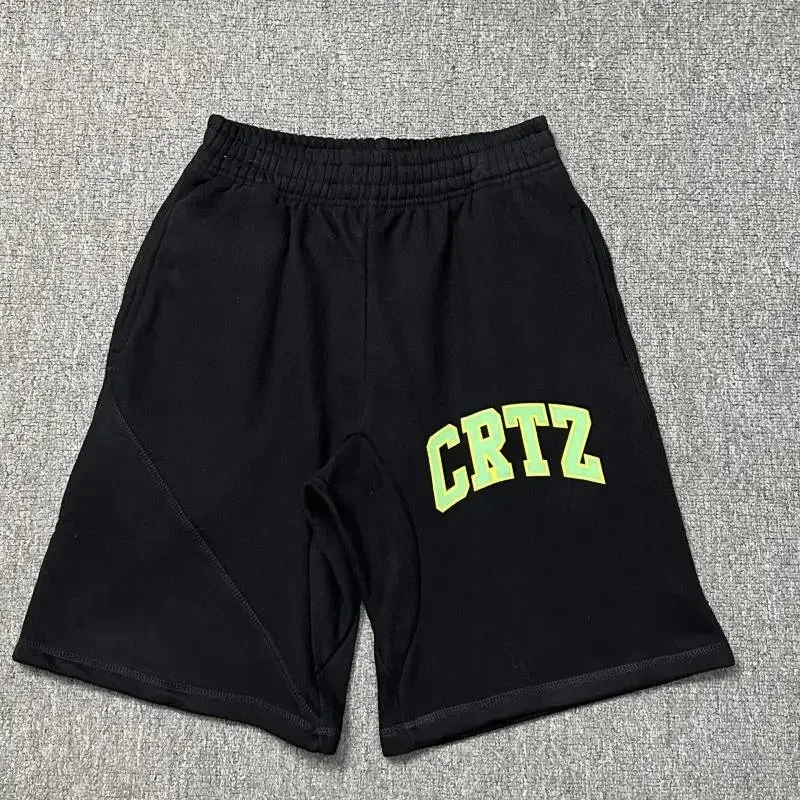 Corteiz CRTZ Black Green Shorts Black - 1