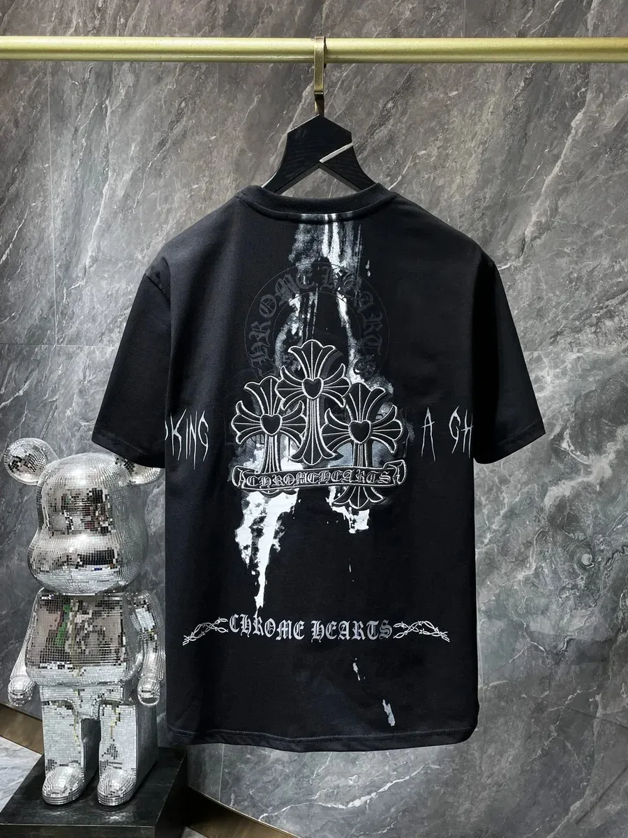 Chrome Hearts Chrome Hearts CH Cross Black T-Shirt Black - 1