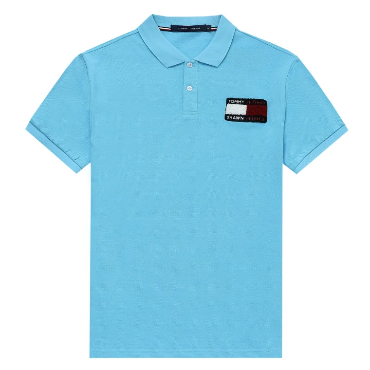 Tommy Hilfiger Tommy Hilfiger Tommy Jeans Light Blue Polo Shirt Blue