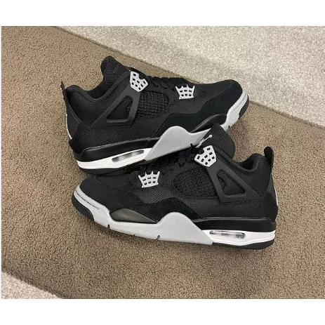 Jordan Jordan Air Jordan 4 Black/Cement Sneakers Black
