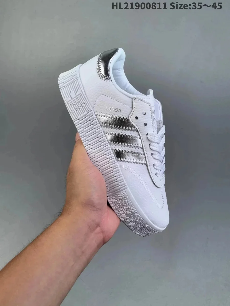 Adidas Adidas Samba Samoa White/Silver Sneakers White - 1