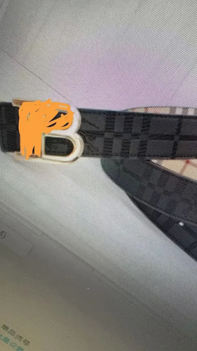 Other LeftTB Black Flower Gold Buckle Belt Black - 1