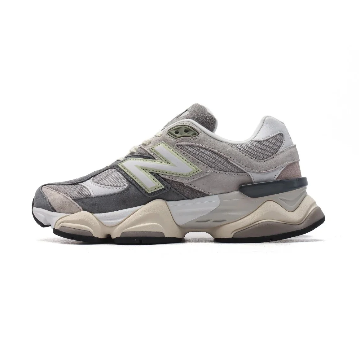 New Balance New Balance 2002R Grey/Beige Green Sneaker Grey