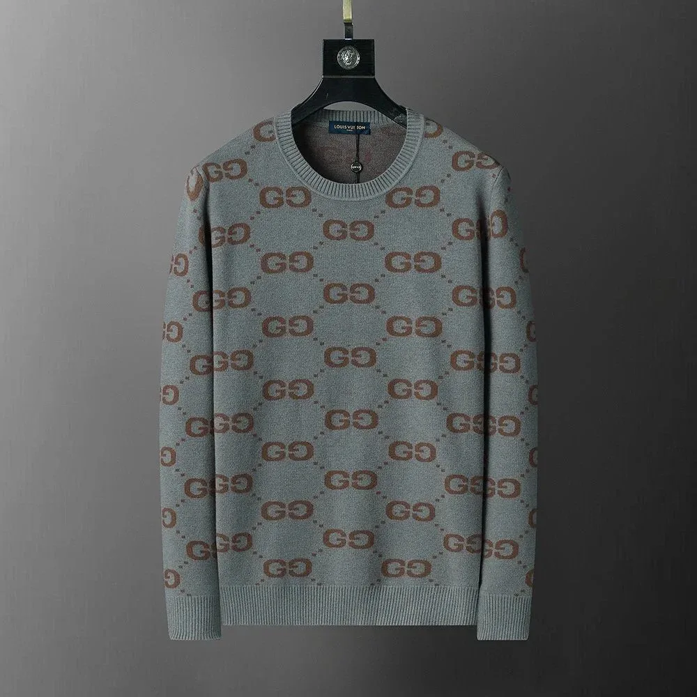 Louis Vuitton Louis Vuitton GG Monogram Sweater in Grey Grey
