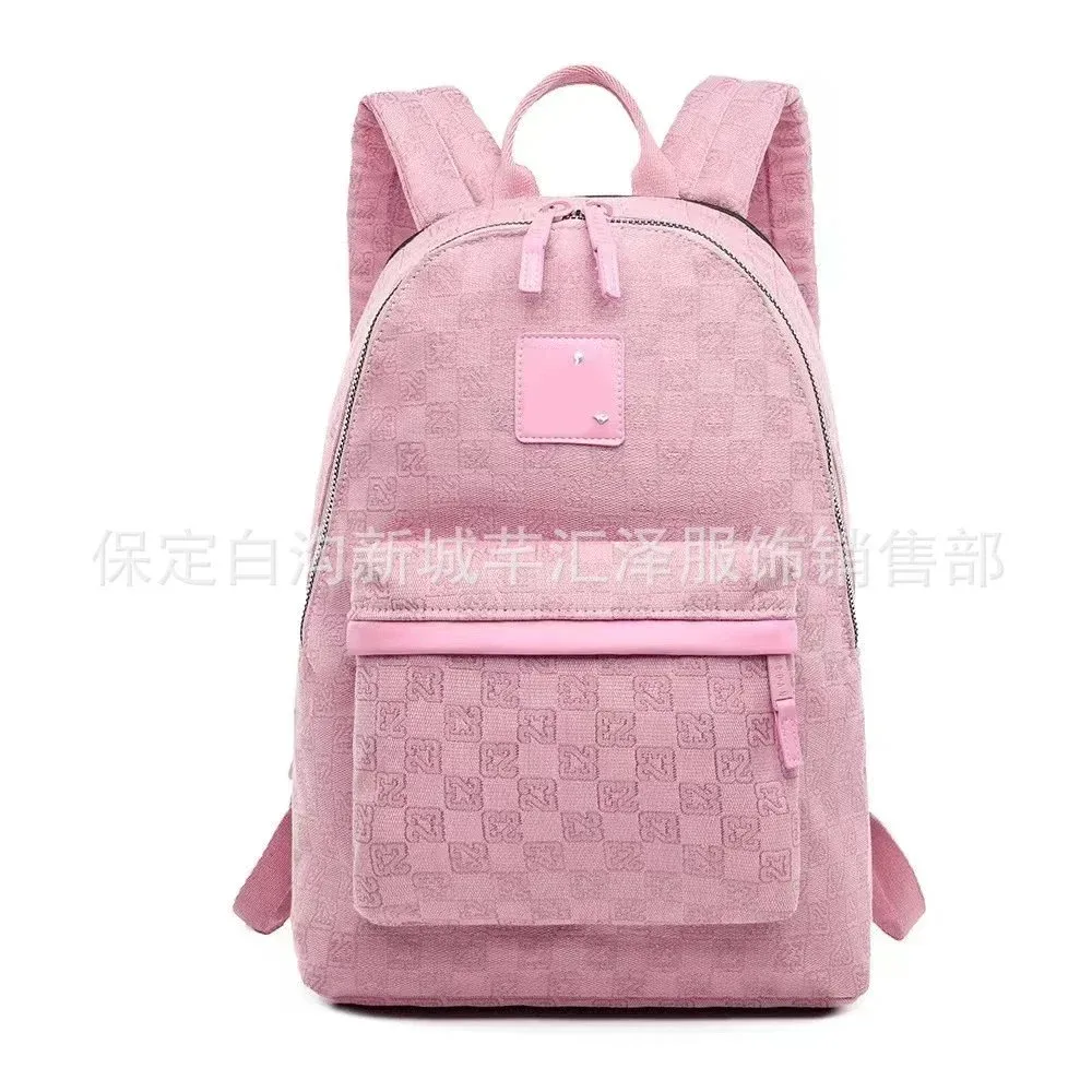 Other Pink Large Backpack with Patterned Design Pink
