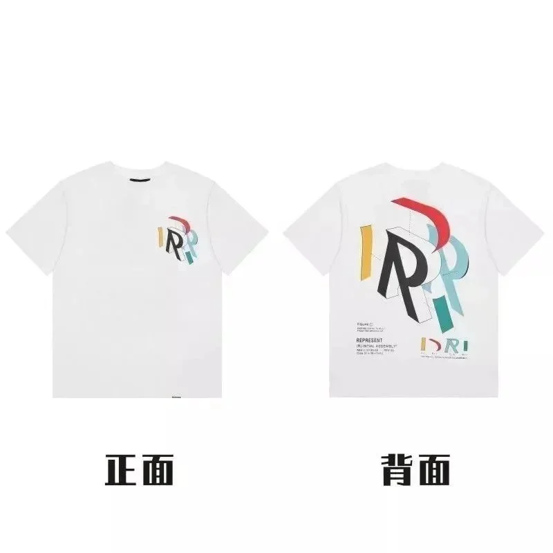 Represent Represent White Colorful Logo T-Shirt White - 1