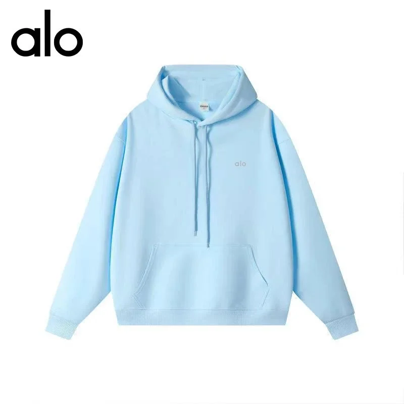 Alo Yoga Alo Ice Pearl Blue Hoodie Blue - 1