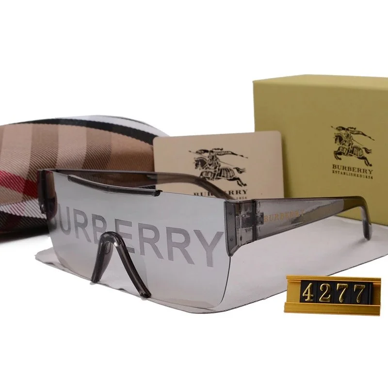 Burberry Burberry 4277 Grey Shield Sunglasses Grey
