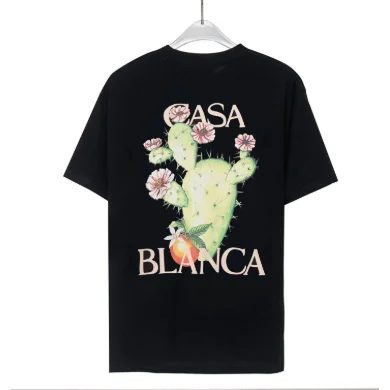 Other Casa Blanca Black Cactus Print T-Shirt Black - 1