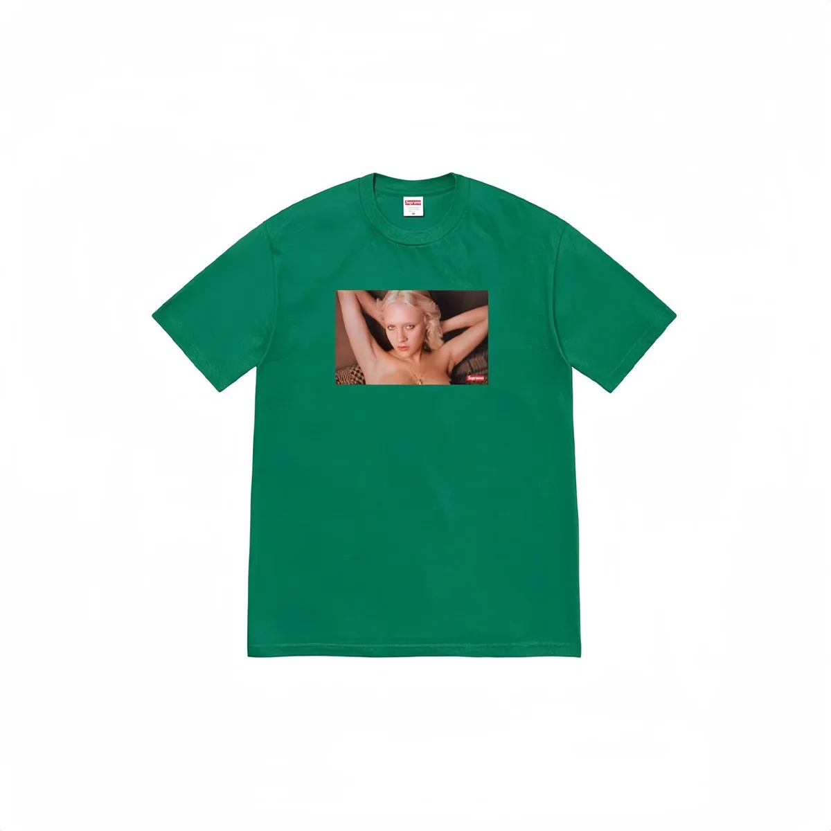 Supreme Supreme Green Box Logo T-Shirt Green - 1
