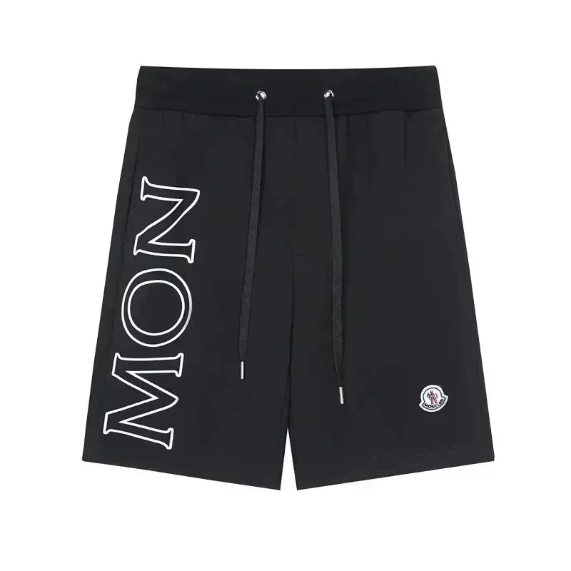 Moncler Moncler Black MON Logo Shorts Black