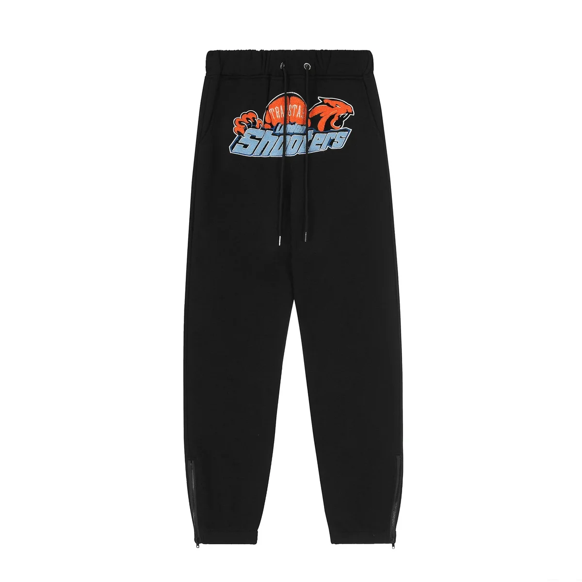 Trapstar Trapstar Blue Orange Tiger Black Sweatpants Black - 1