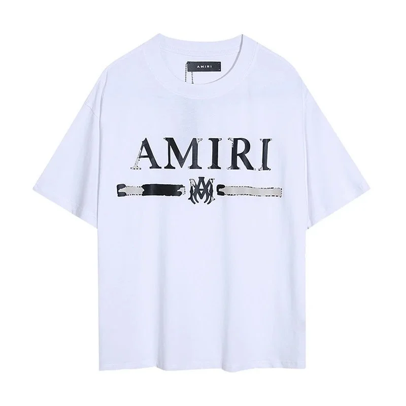 Amiri Amiri AMIRI Logo White T-Shirt White - 1