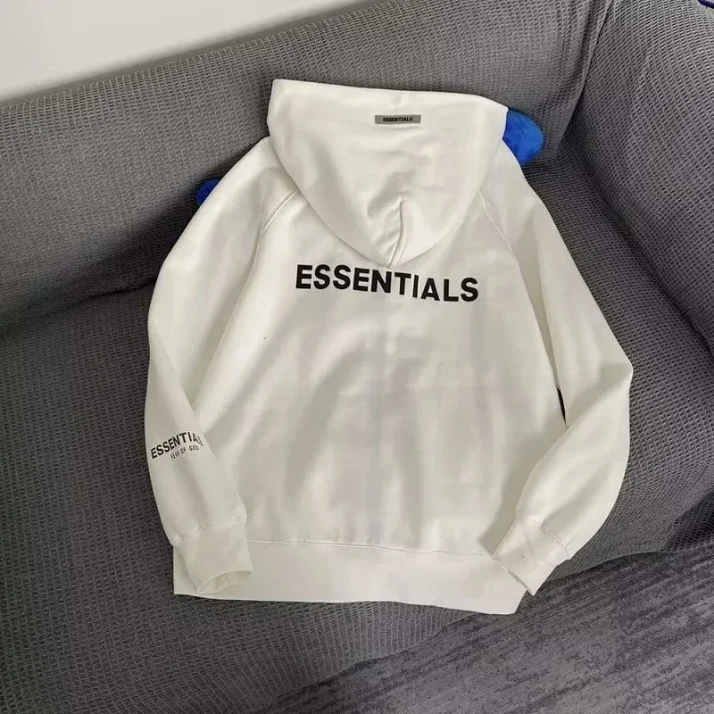 Fear of God Fear of God Essentials White Hoodie White - 1