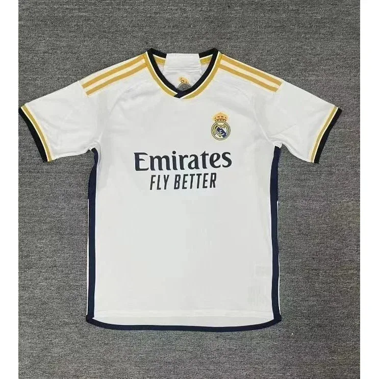 Adidas Adidas Real Madrid Home Jersey White Gold Soccer Shirt White - 1