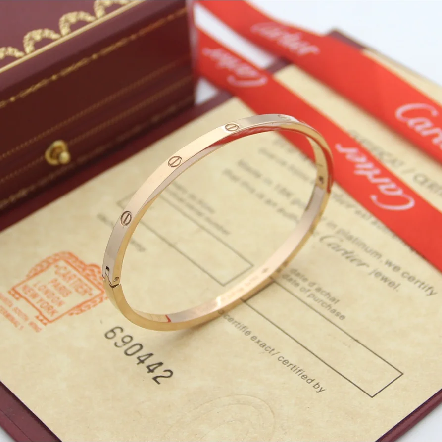 Cartier Cartier Love Rose Gold Bracelet Jewelry Gold - 1