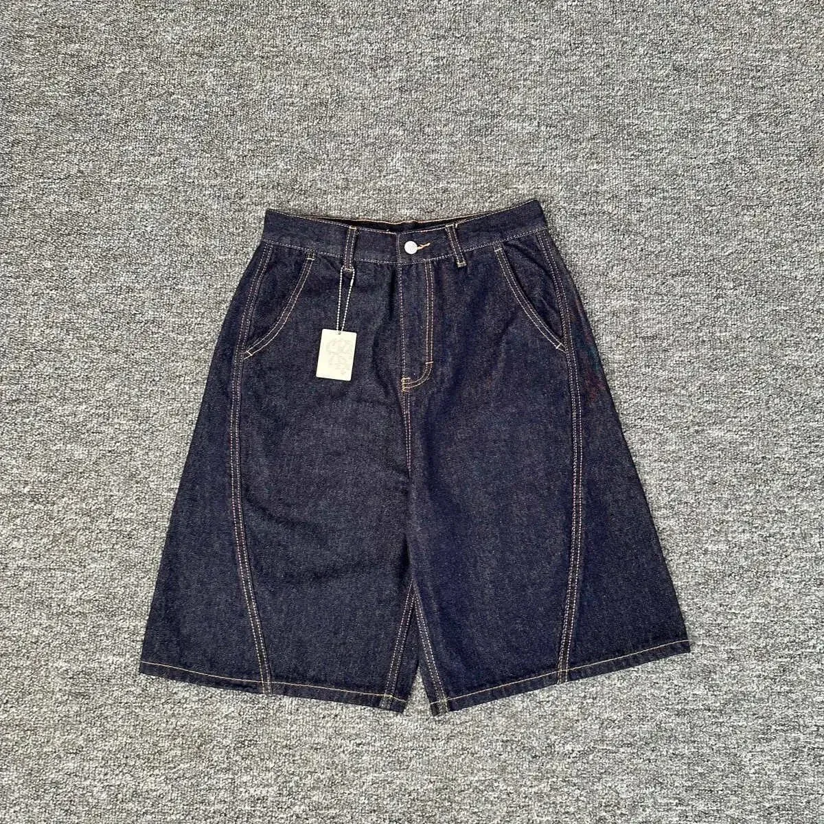 Other Unisex Denim Shorts S071【牛仔裤】 Navy - 1