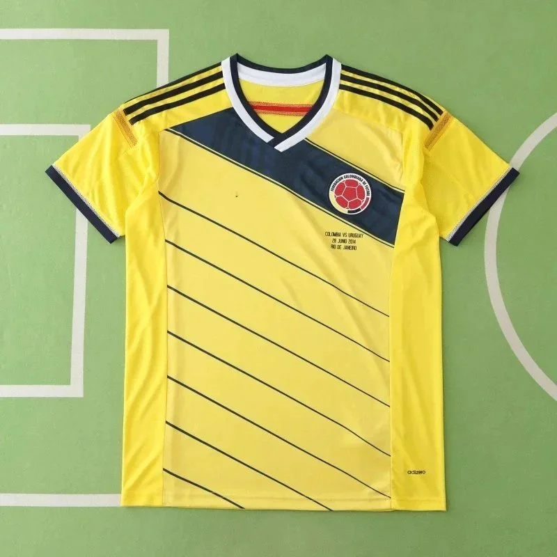 Adidas Adidas Colombia Classic Football Jersey Yellow Yellow - 1