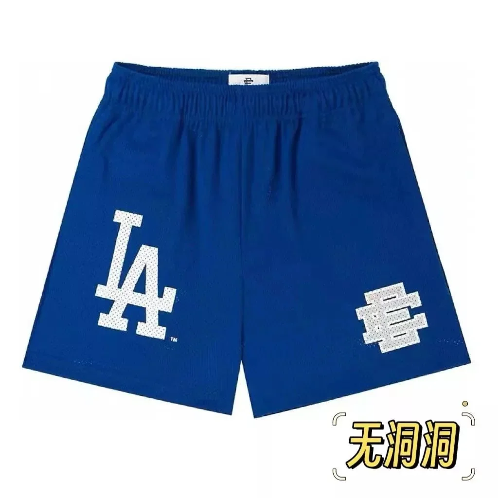 Los Angeles Dodgers Los Angeles Dodgers Blue Grey LA Shorts Blue - 1