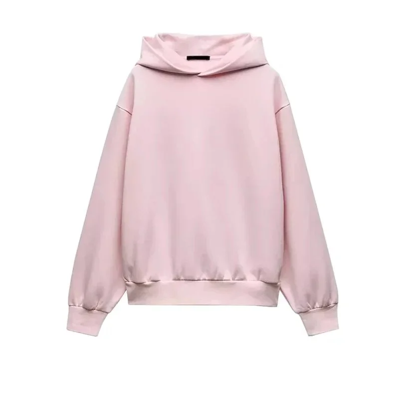 Other Light Peach Hoodie Sweatshirt Pink - 1