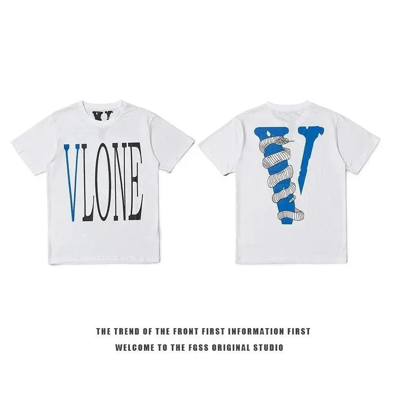 VLONE VLONE White V Logo T-Shirt White - 1