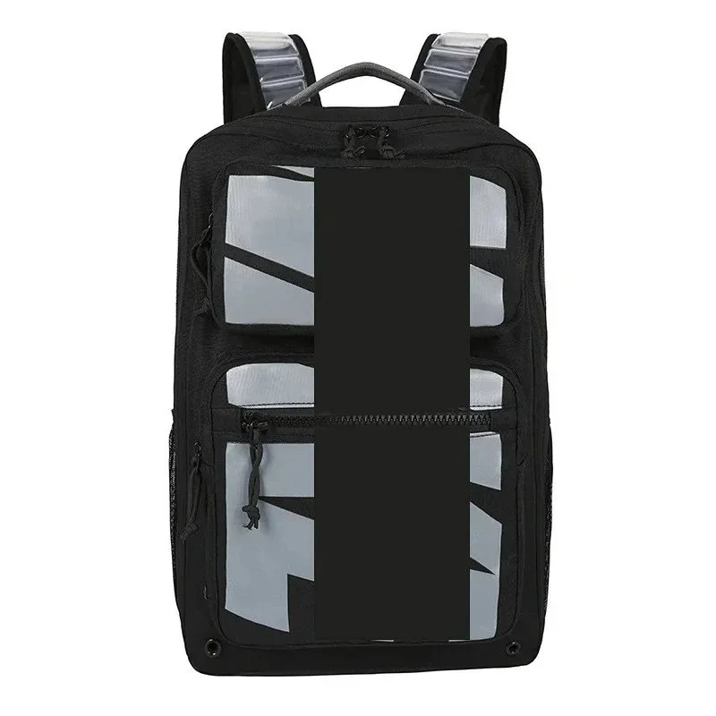 Other Black Reflective Backpack Unisex Black - 1