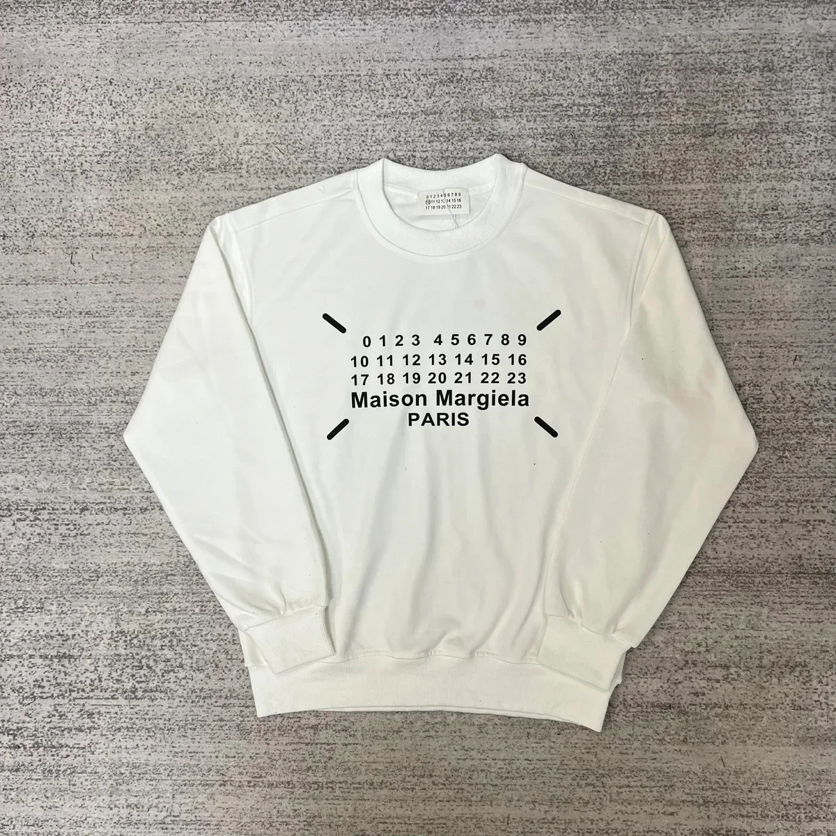Maison Margiela Maison Margiela Tabi White Crewneck Sweatshirt White - 1