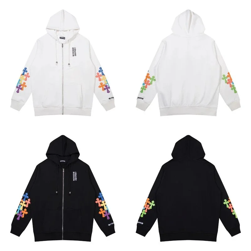 Chrome Hearts Chrome Hearts CH Cross White/Black Hoodie White - 1