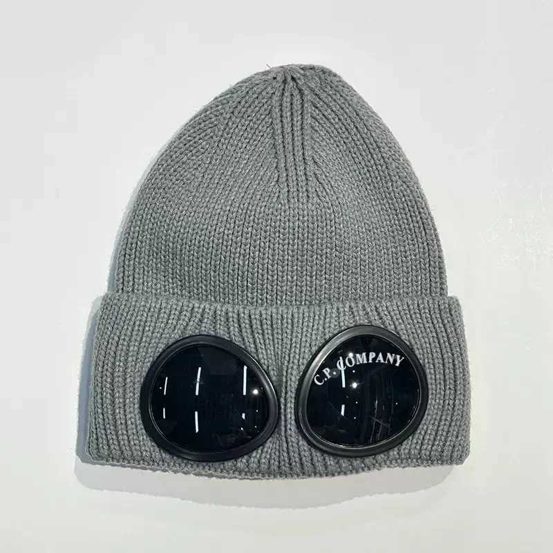 CP Company C.P. Company Goggle Heather Grey Beanie Grey - 1