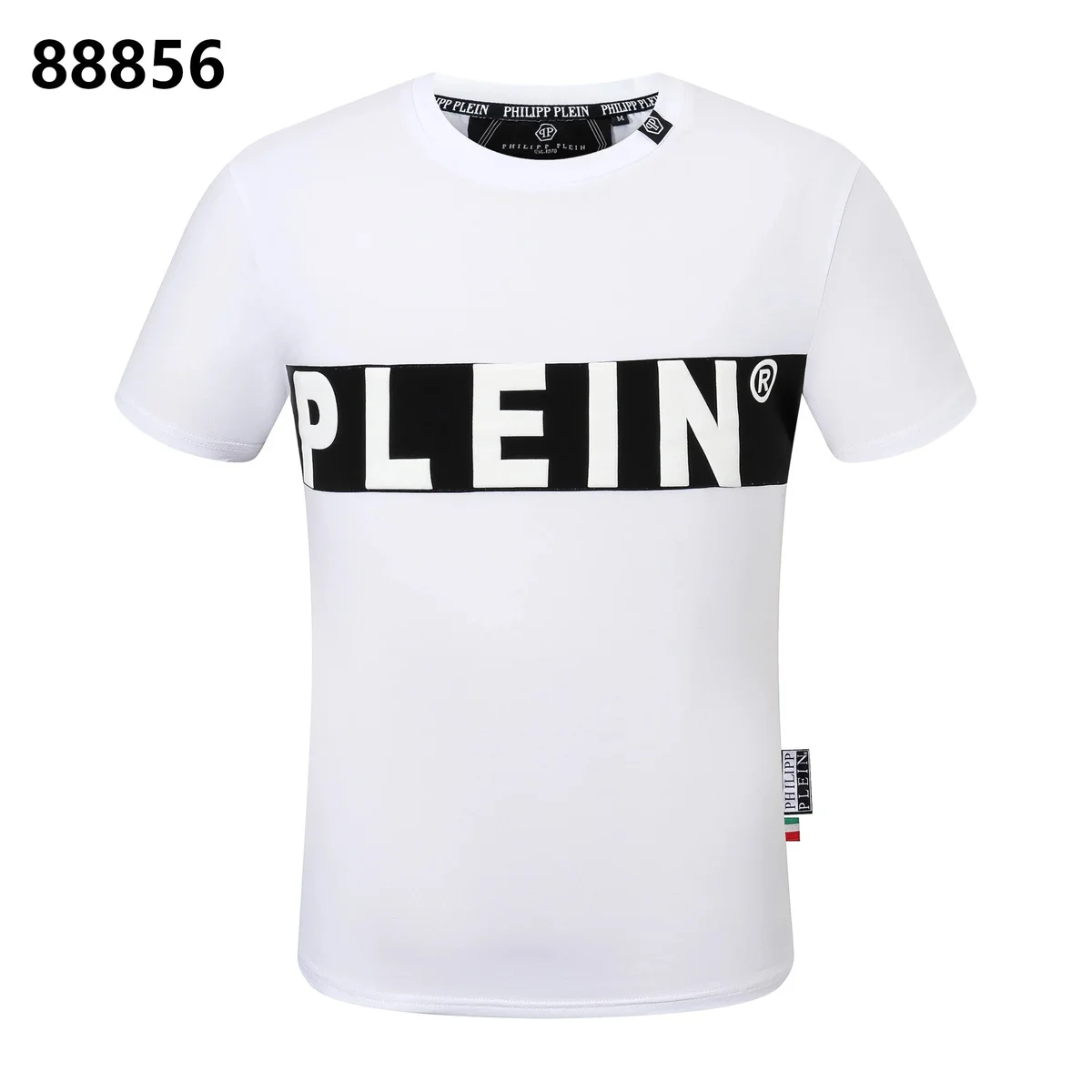 Philipp Plein Philipp Plein White 'PLEIN' Logo T-Shirt White - 1