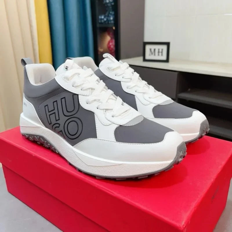 Hugo Boss Hugo Boss Grey/White Sneakers Grey - 1
