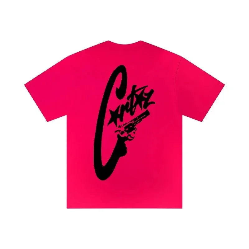 Corteiz Corteiz CRTZ RTW T-Shirt Pink Solid T-Shirt Pink - 1