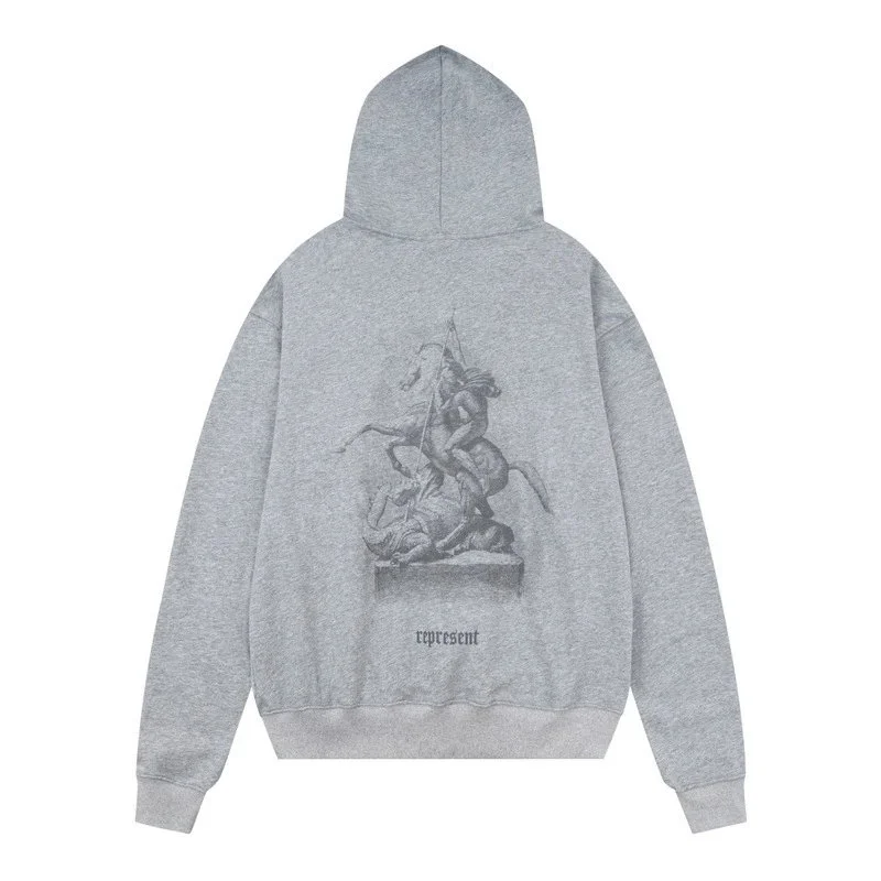 Represent Represent Owners Club R305战马灰 Hoodie Grey - 1