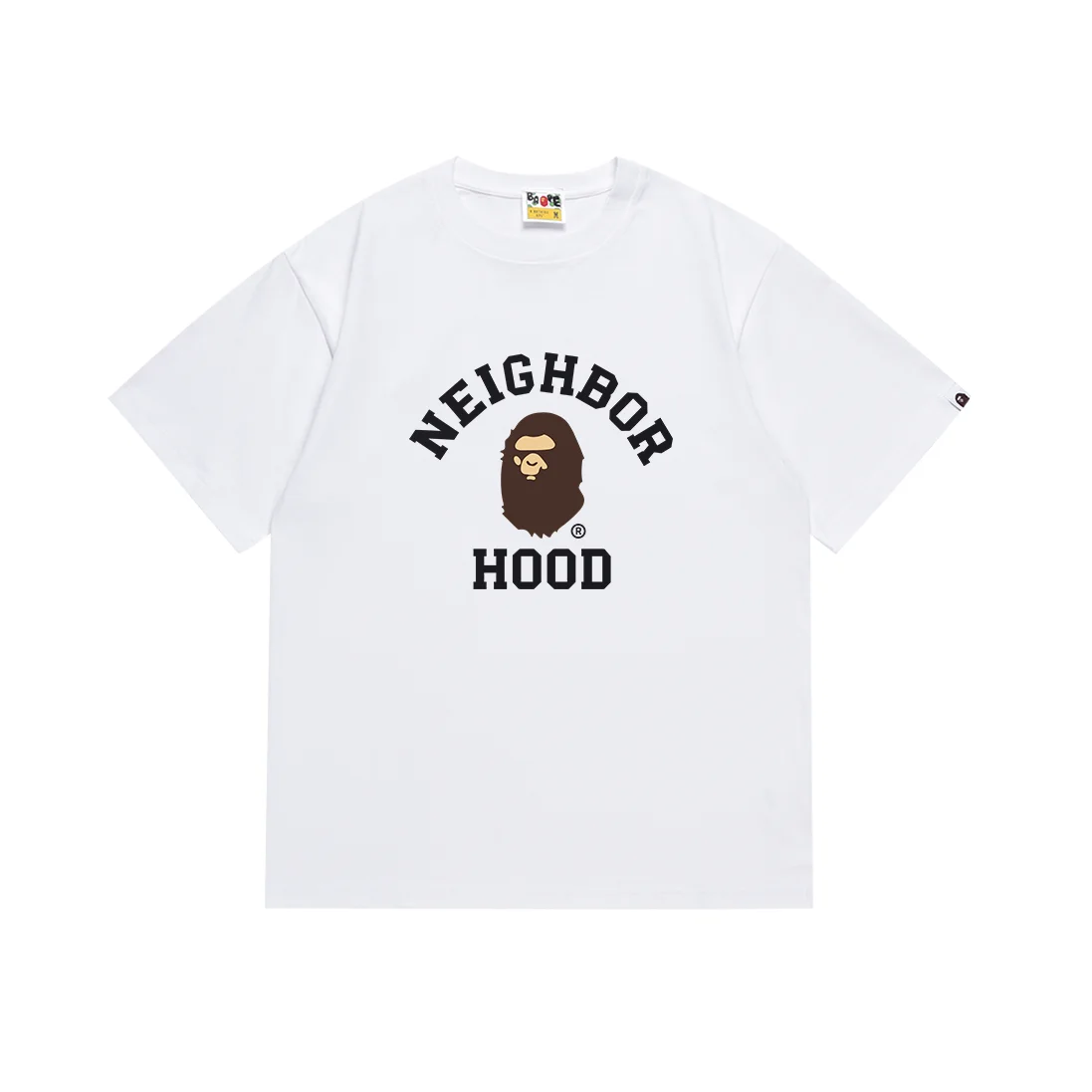 A Bathing Ape A Bathing Ape NEIGHBORHOOD White T-Shirt White - 1