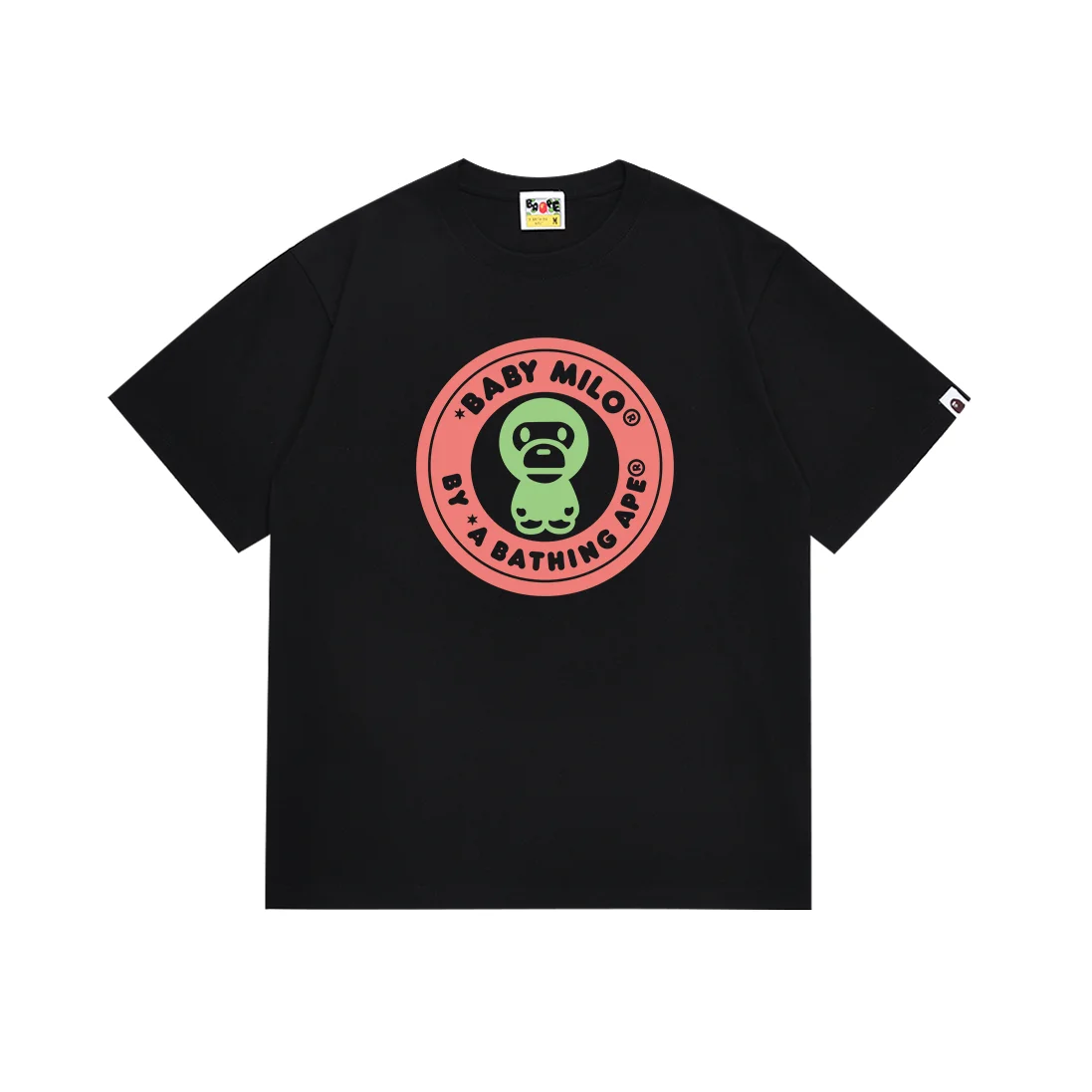 A Bathing Ape A Bathing Ape BAPE STA Black Baby Milo T-Shirt Black - 1
