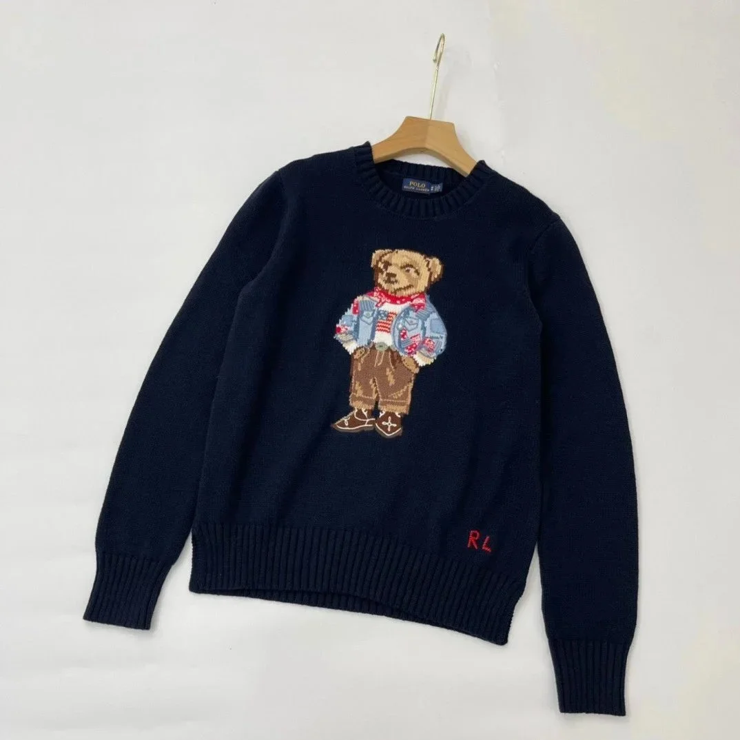 Polo Ralph Lauren Polo Ralph Lauren Polo Bear Navy Crewneck Sweater Navy - 1