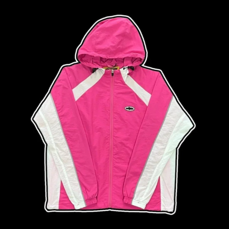 Chrome Hearts Chrome Hearts Pink/White Windbreaker Jacket Pink