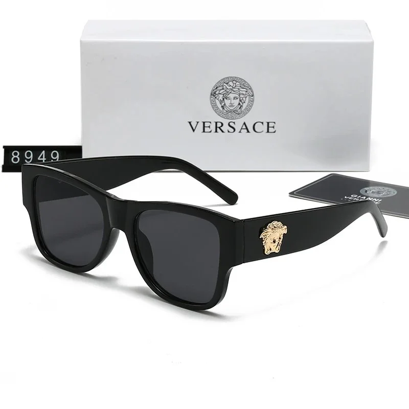 Versace Versace Iconic Medusa Head Sunglasses Black Black - 1