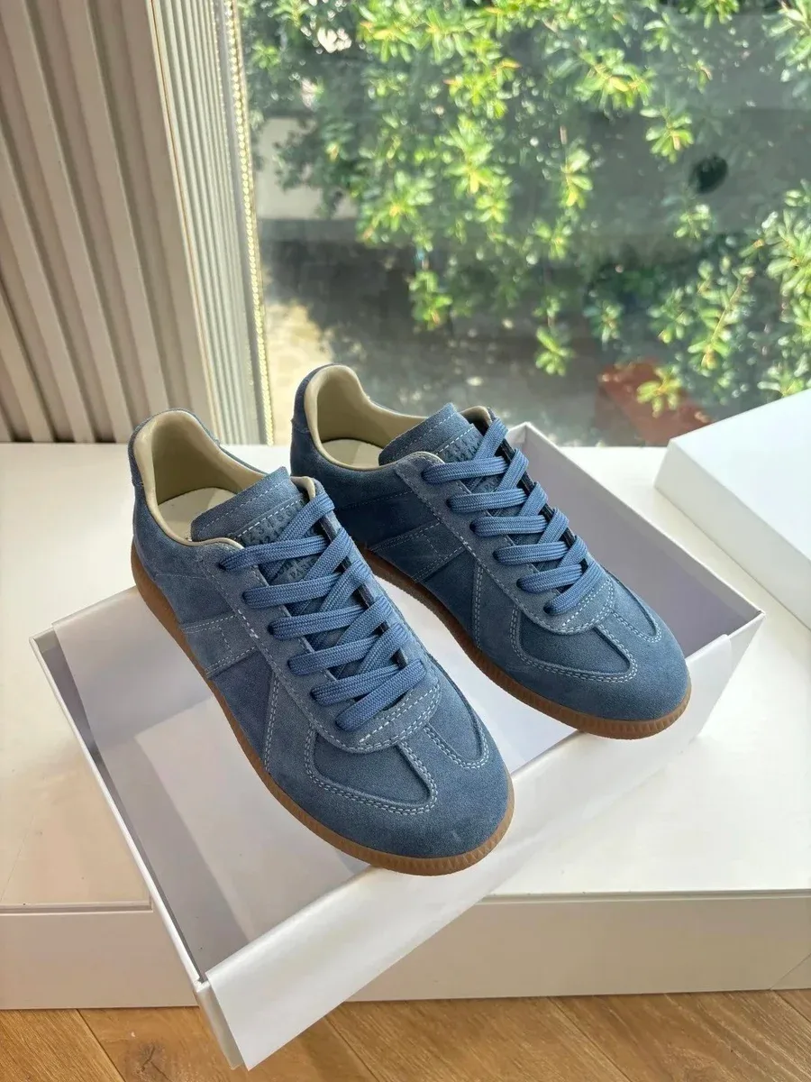 Maison Mihara Yasuhiro Maison Mihara Yasuhiro OG Style 36 Blue Suede Sneakers Blue - 1