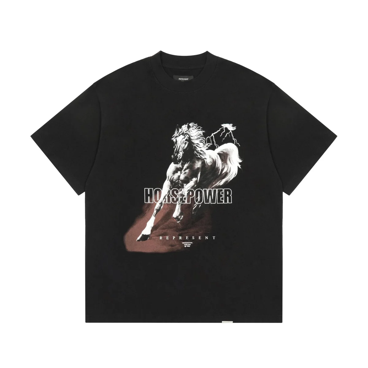 Represent Represent Horsepower Black T-Shirt Black - 1