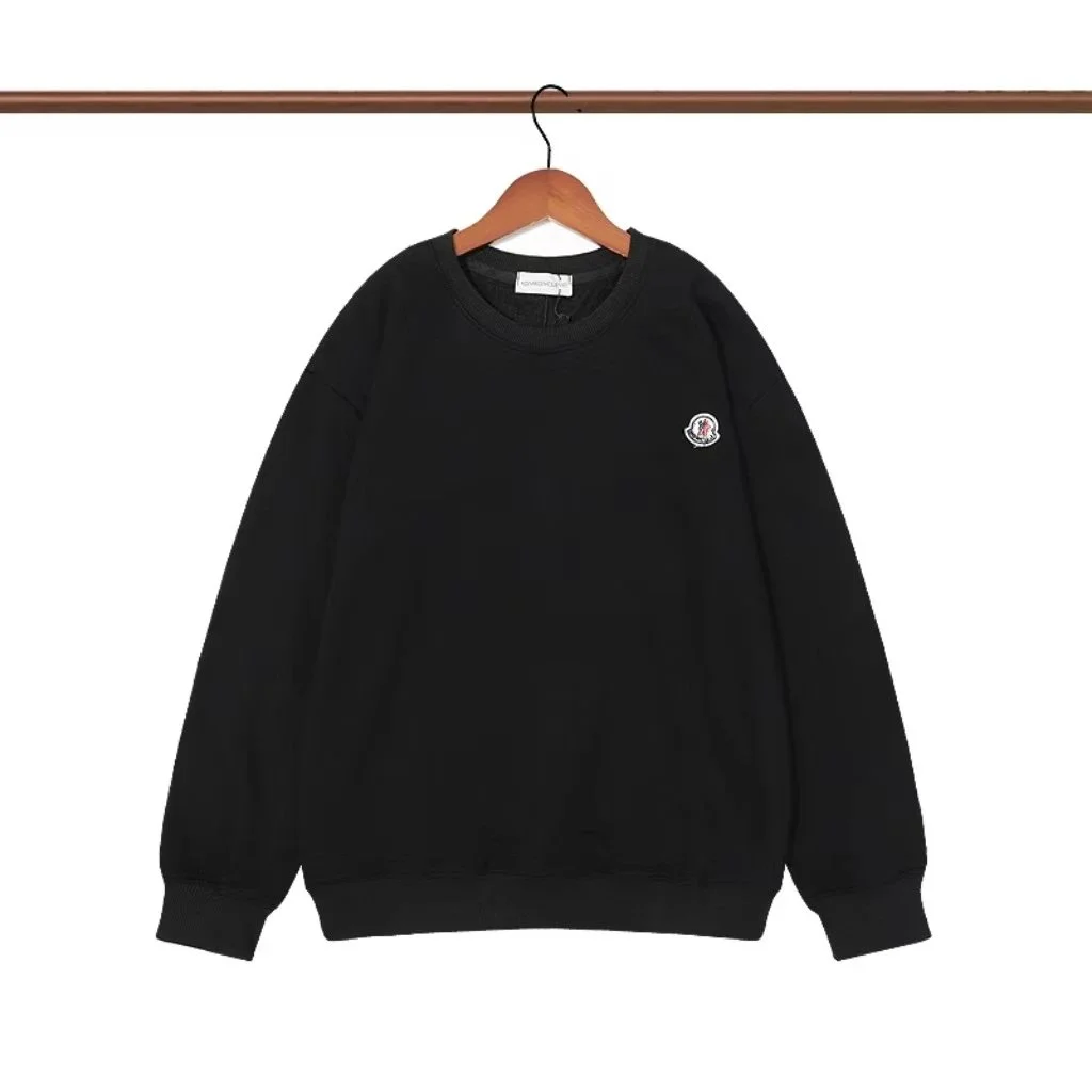 Moncler Moncler Black Logo Crewneck Sweatshirt Black