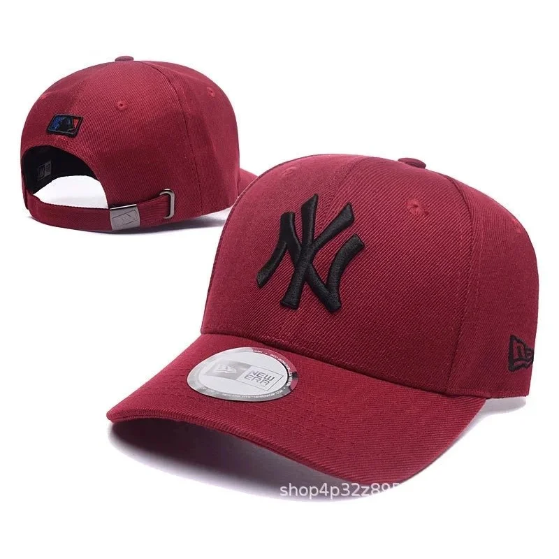 New Era New Era NY Yankees Cap Wine Red Red - 1