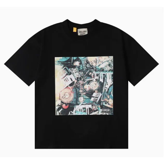 Gallery Dept. Gallery Dept Black Graphic T-Shirt Black - 1