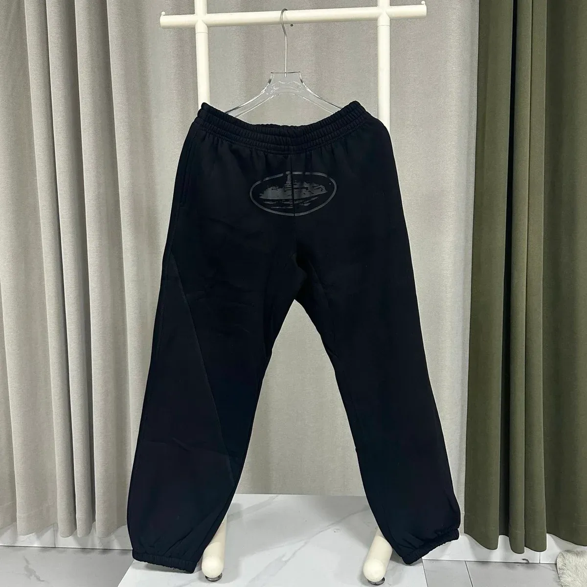 Other Black Solid Sweatpants Black - 1